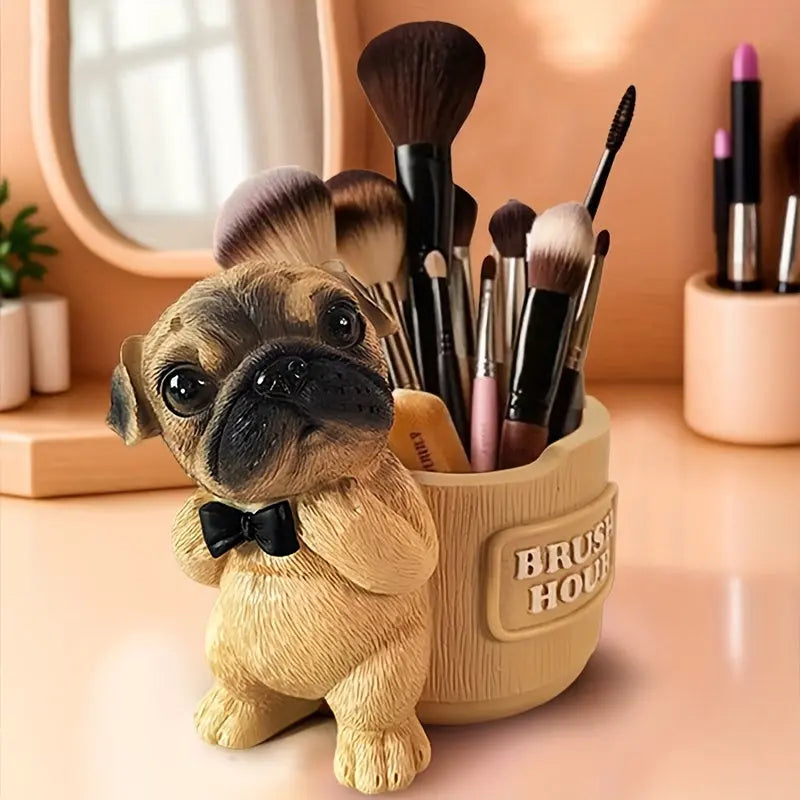 1pc Pug Makeup Brush Holder Organizer My Store