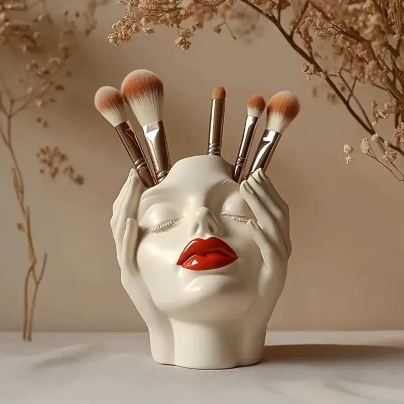 One Red Lips Makeup Brush Holder. My Store
