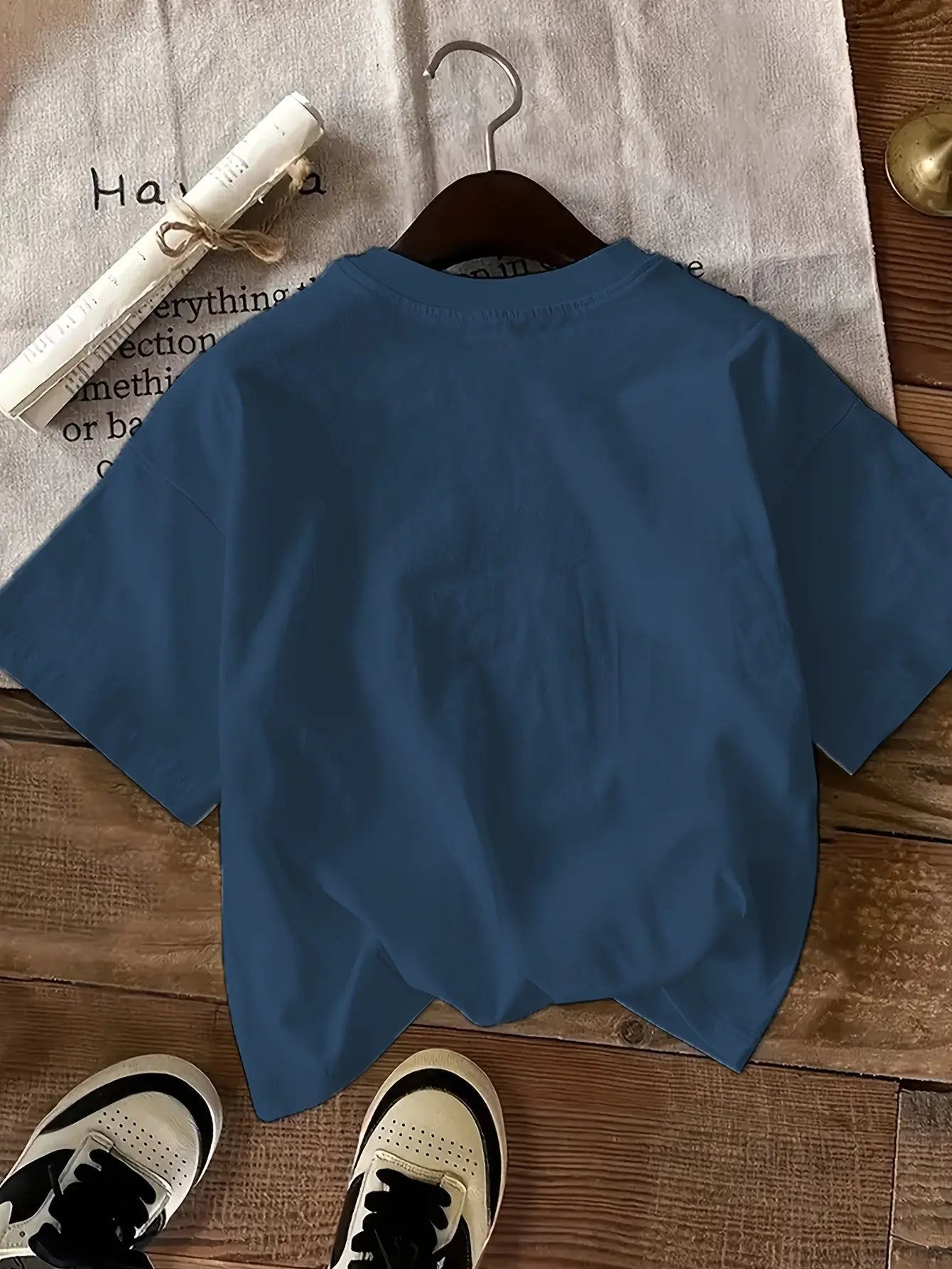 Women'S Lemon Print T-Shirt - Soft Pink Casual Short Sleeve Tee with Blue & White Striped Lemon Design, Round Neck, Regular Fit for Spring/Summer, Casual Wear|Playful Graphic Tee|Soft Texture