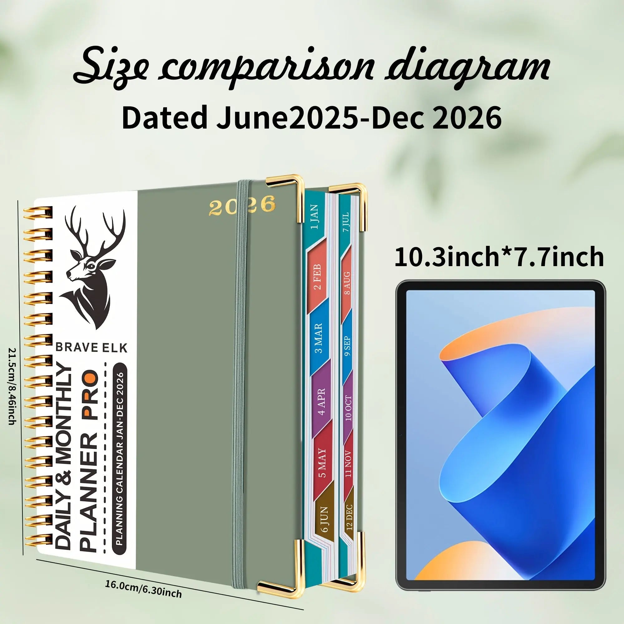 2026 Spiral Schedule Planner 400 Pages. My Store