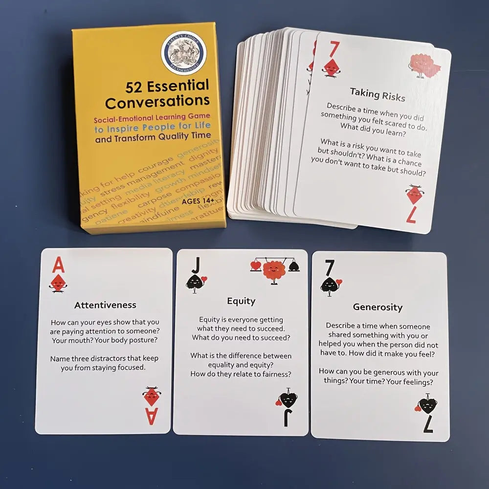 52 Essential Conversations Family Card Game My Store