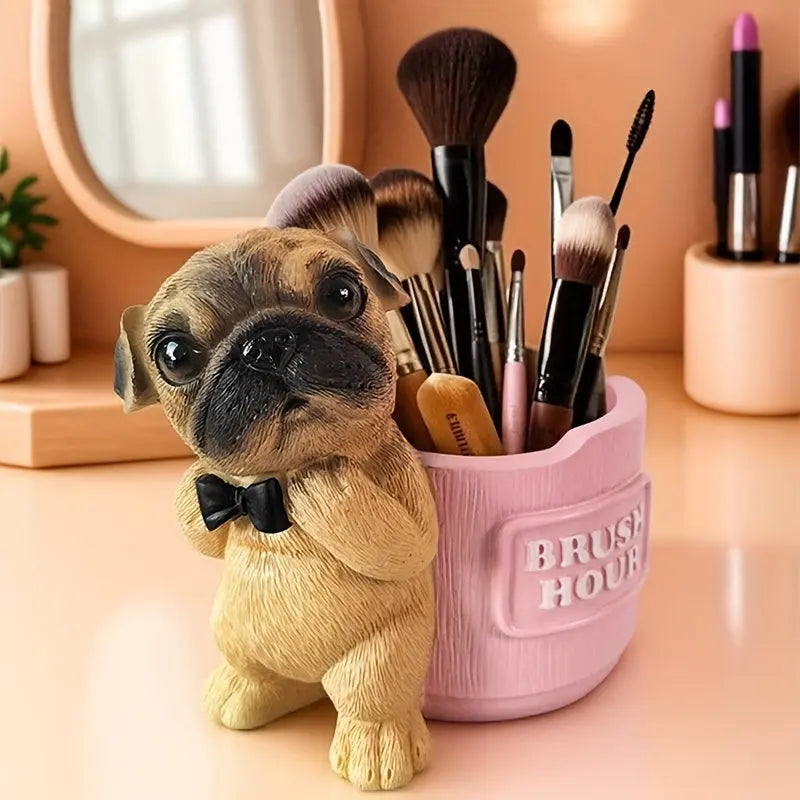 1pc Pug Makeup Brush Holder Organizer My Store
