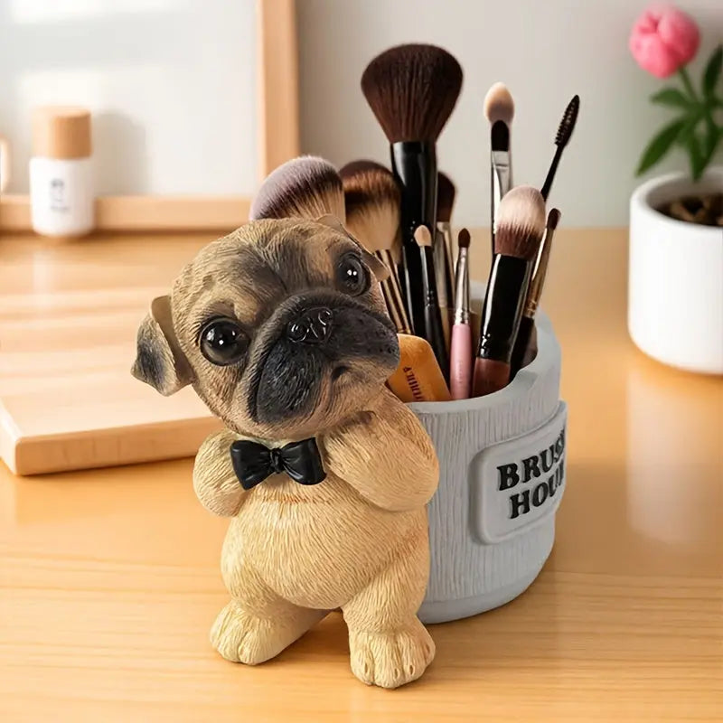1pc Pug Makeup Brush Holder Organizer My Store
