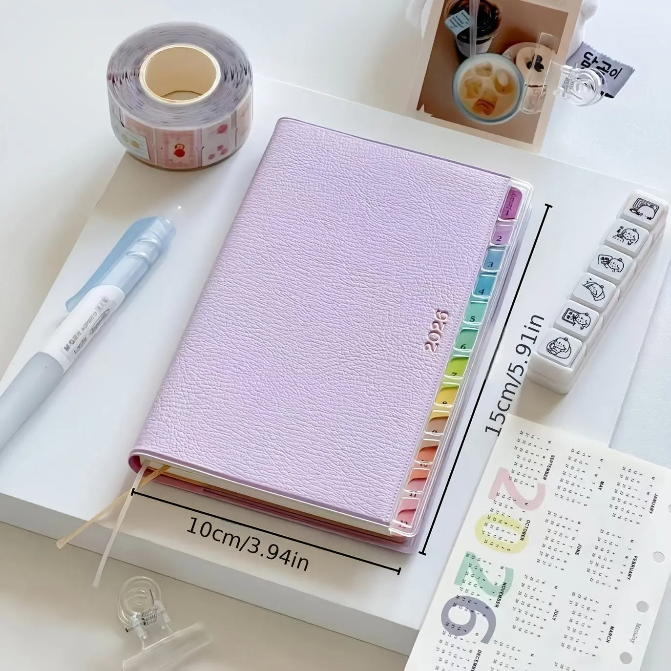 Leather book, 2026 Weekly Monthly Daily Planner, My Store