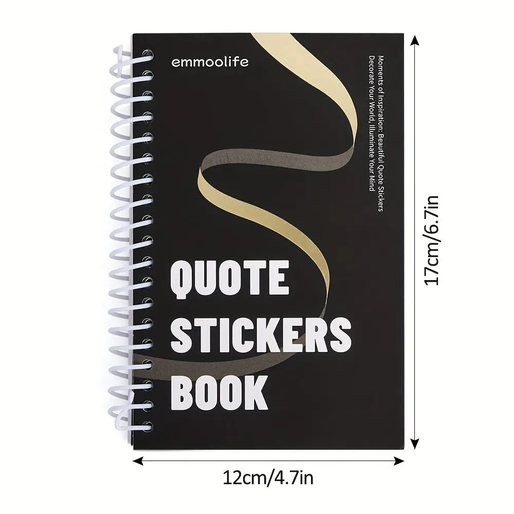 2500 pcs Gold Foil Journaling Quote Stickers My Store
