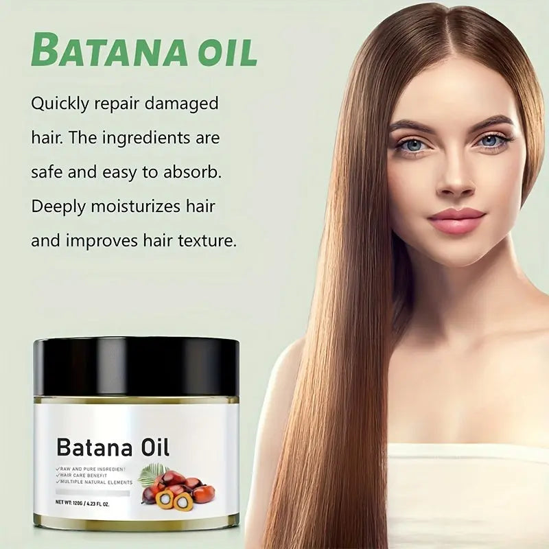 120g Honduras crude oil Batana oil - unrefined, repairing damaged hair and caring for hair shine. Suitable for moisturizing and hair care solutions for all hair types Dropshipman