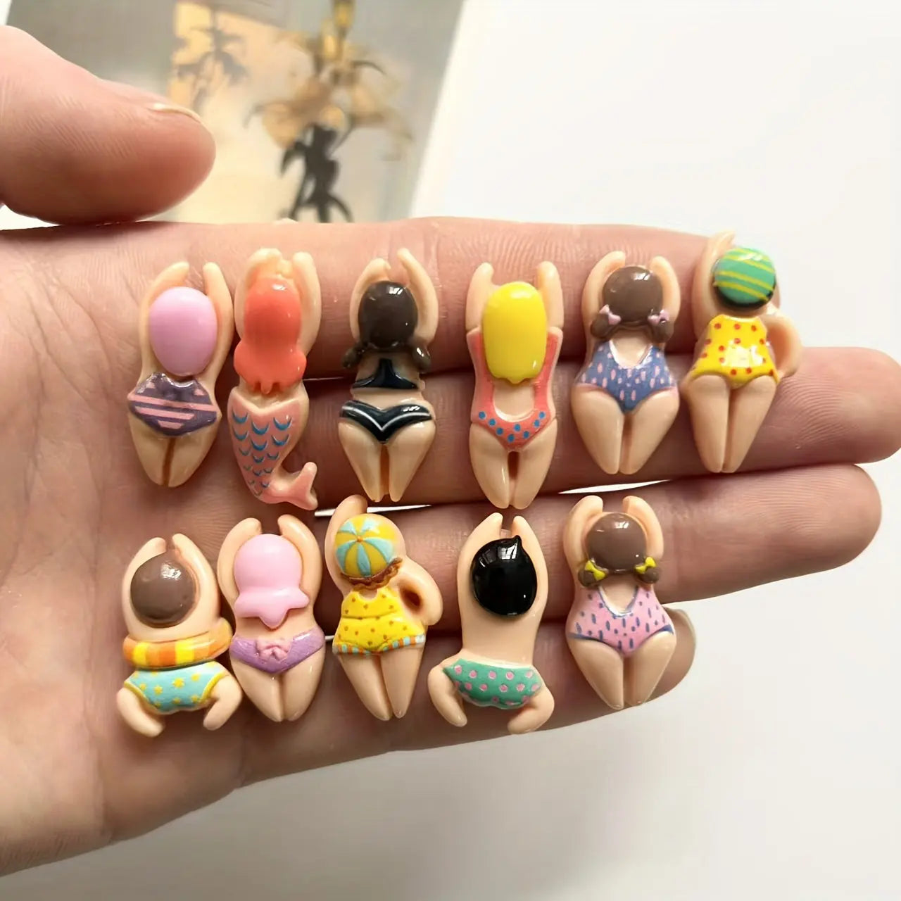 6pcs Cute Resin People Fridge Magnets My Store