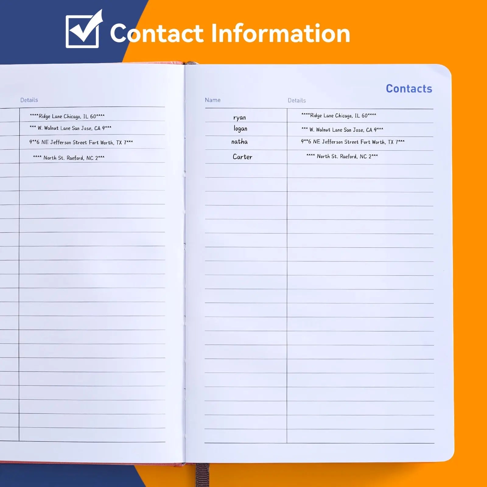 2026–2027 Academic Planner PU Leather. My Store