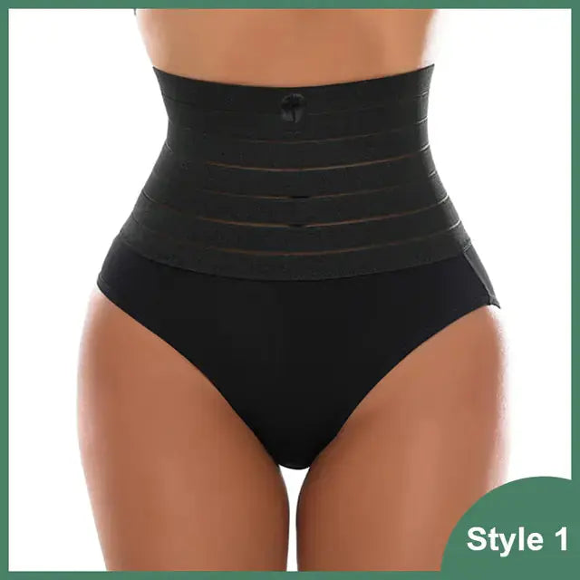 High Waist Postpartum Body Shaper Panties Plus Size Twelvia