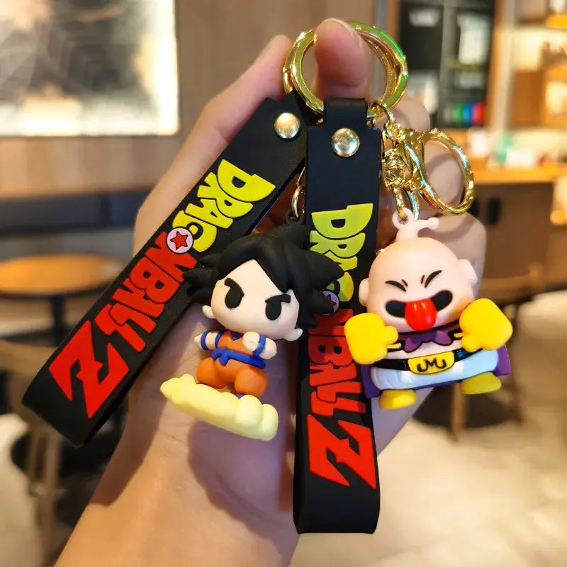 New Anime Dragon Ball Key Chain Z Super Saiyan Son Goku Bulma Broly Piccolo Majin Buu Series Bag Pendant Keyring Kids Toys Gifts Dropshipman