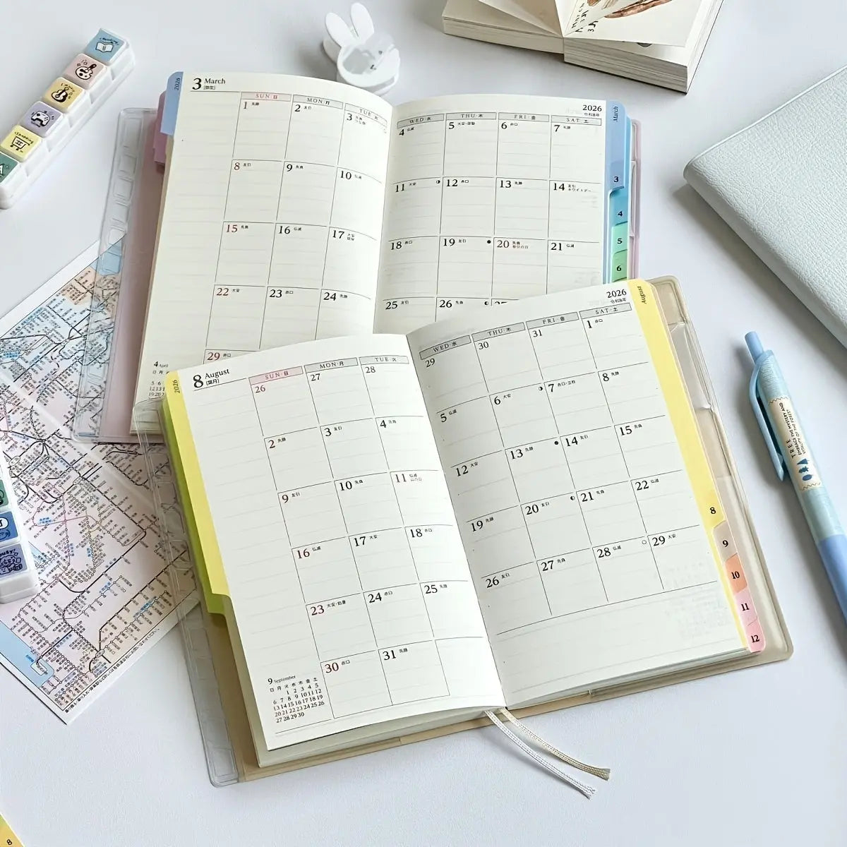 Leather book, 2026 Weekly Monthly Daily Planner, My Store