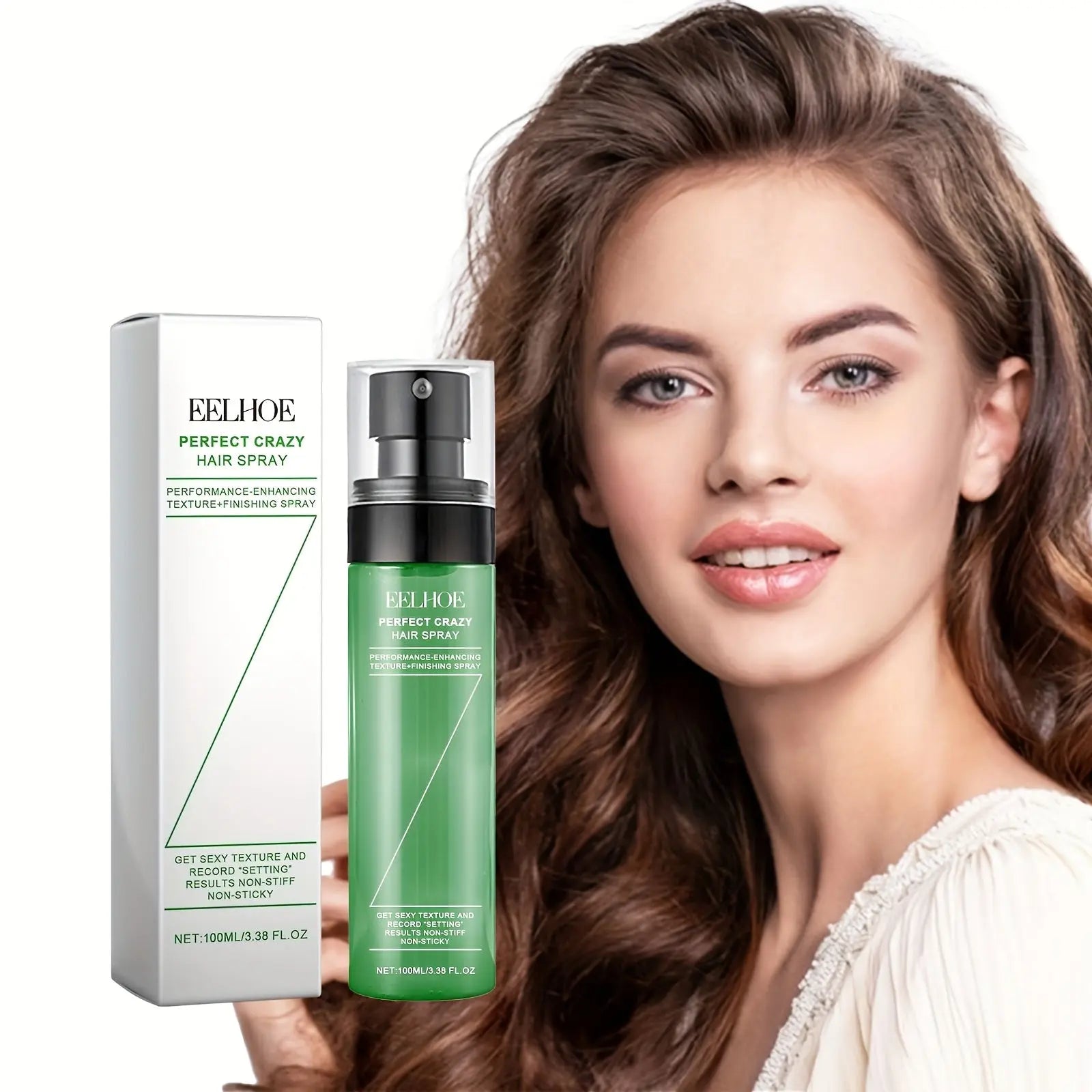 100Ml Volumizing Hair Styling Spray, a Refreshing And No-Rinse Solution for Effortless Hair Volume, Made with Natural Ingredients for Gentle Care, Perfect for Family Trips Dropshipman