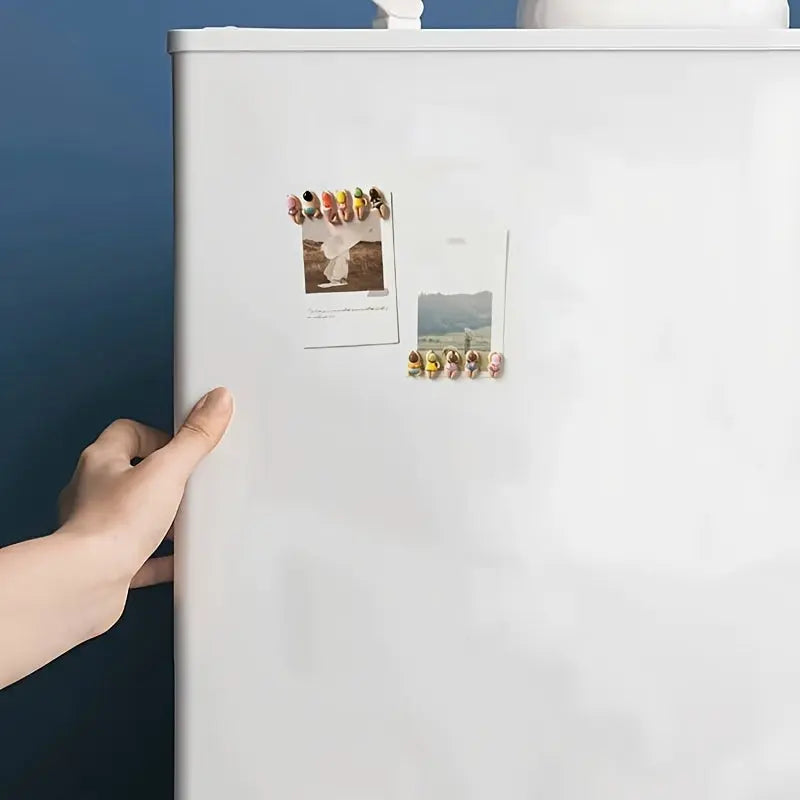 6pcs Cute Resin People Fridge Magnets My Store
