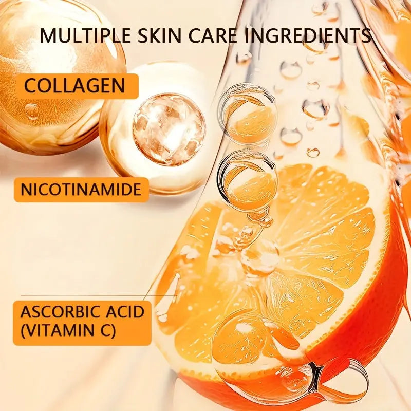 12pcs Five-Layer VC Ascorbic Acid Bubble Mask - Contains Collagen, Centella Asiatica, Niacinamide, Etc., Moisturizing And, Making The Skin Appear Younger, Deeply Cleanses And Brightens The Skin, a -Based Mask Dropshipman