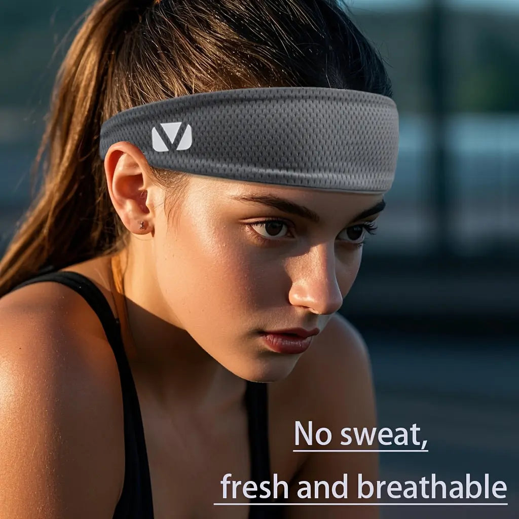 Three Summer Cooling Sports Headbands – Lightweight, Breathable Sweat-Absorbing Bands for Running, Fitness, Yoga, and Outdoor Activities Dropshipman