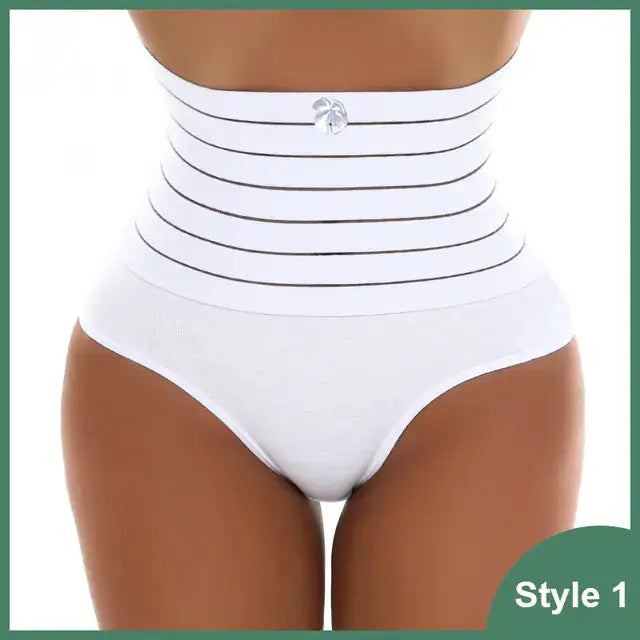 High Waist Postpartum Body Shaper Panties Plus Size Twelvia