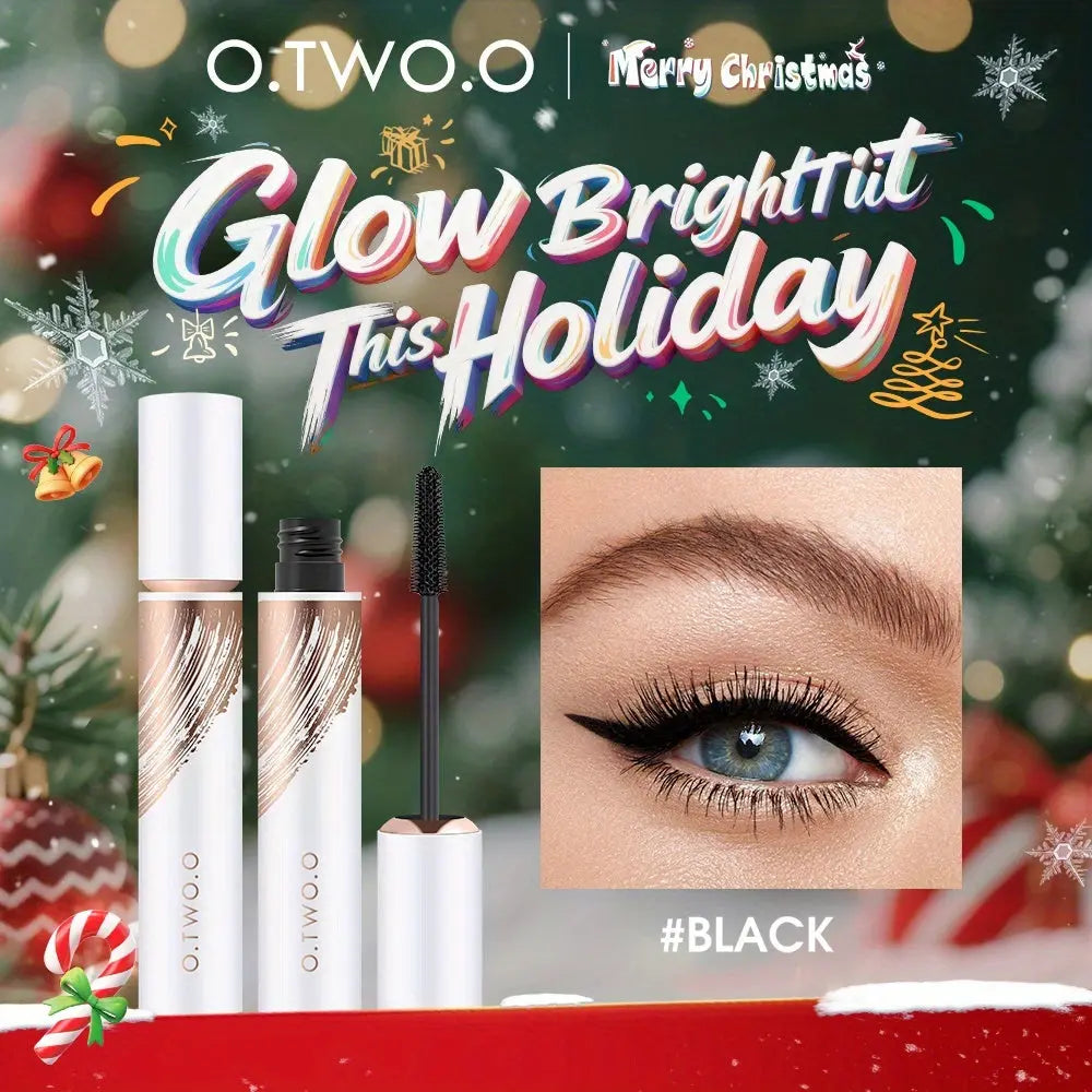 [Christmas Gift] O.TWO.O Mascara Black Volume and Lengthens Eyelashes Waterproof and Long-lasting 4D Fiber Mascara Eyelash Extension Makeup Daily Essential otwoo Makeup for Women Girly Must Haves Dropshipman