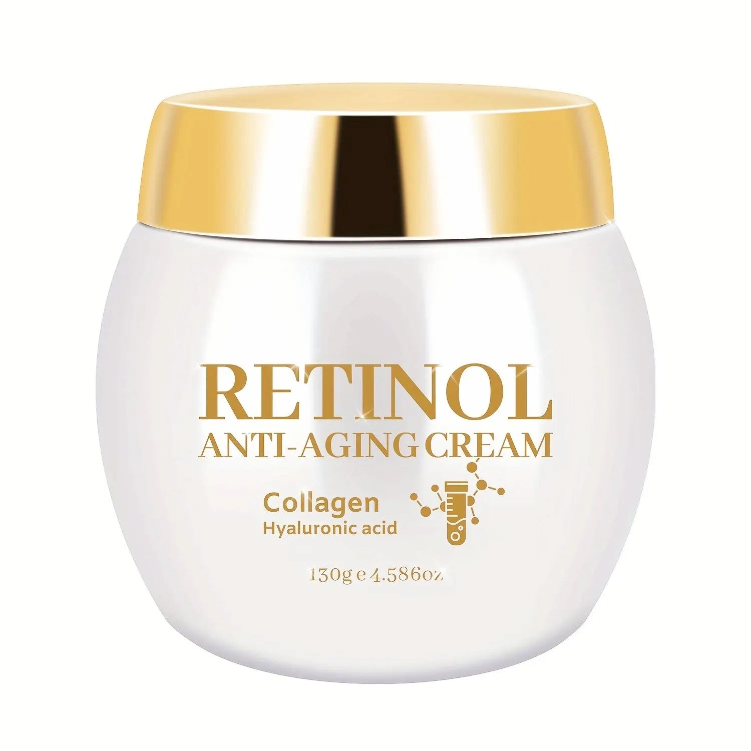 130g Retinol Anti-Wrinkle Cream - Contains retinol, shea butter and collagen to moisturize the skin, leaving it smoother and softer, deeply moisturizing Dropshipman