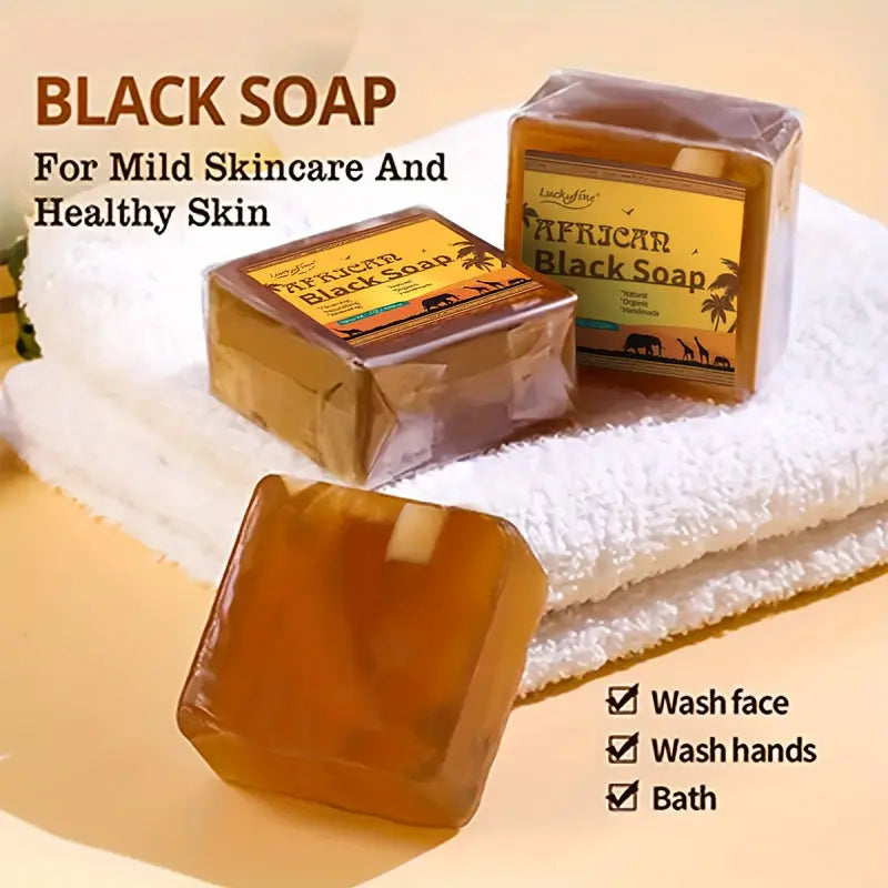 100g Handmade Cleaning Soap | Using Natural Vegetable Oil and Plant Extracts, Deeply Moisturizes Skin, Retains Moisture, Softens and Smooths Skin, Suitable for Bath, Face, Hand, and Hair Washing, Ideal for All Skin Types, Unisex - ROZINO Dropshipman
