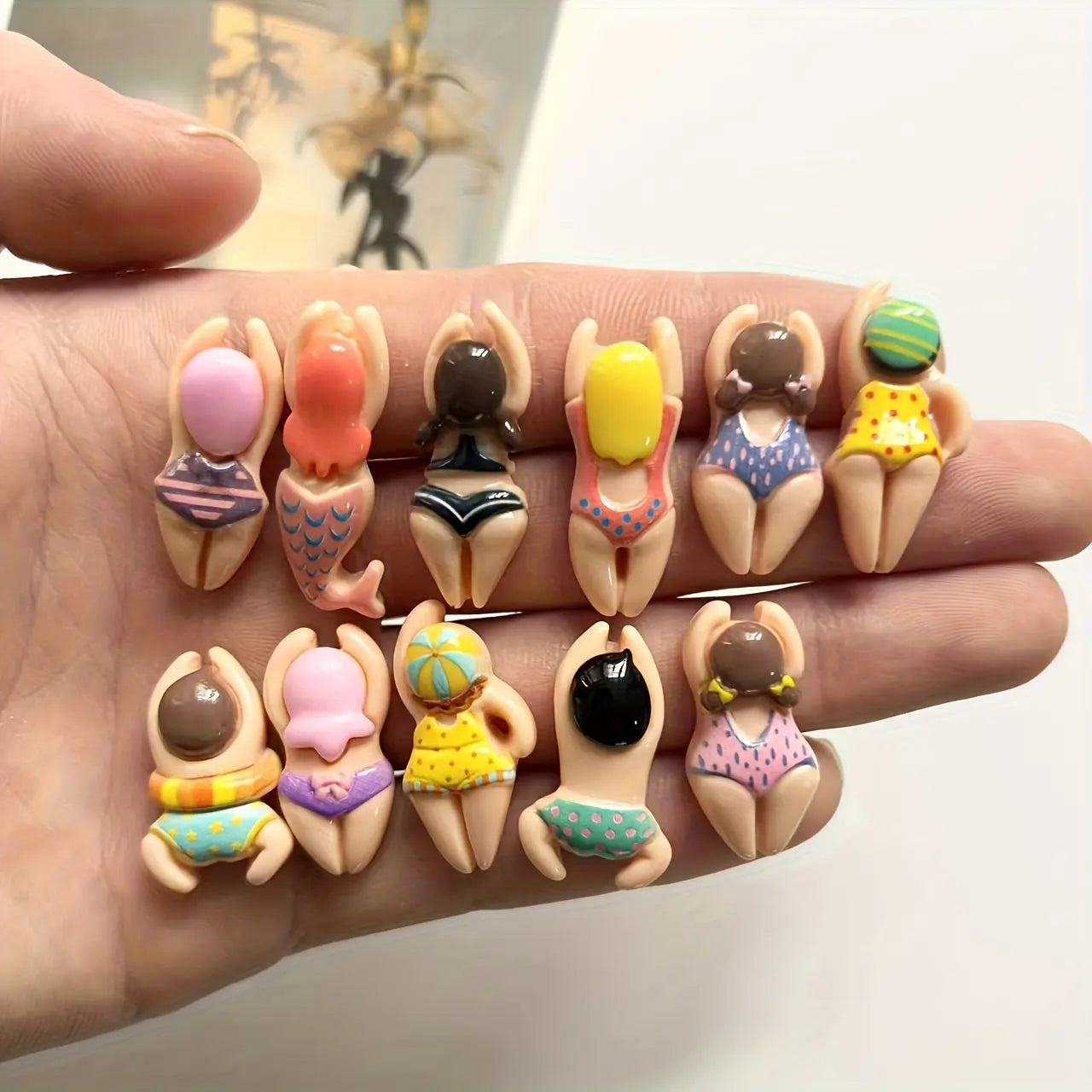 6pcs Cute Resin People Fridge Magnets My Store