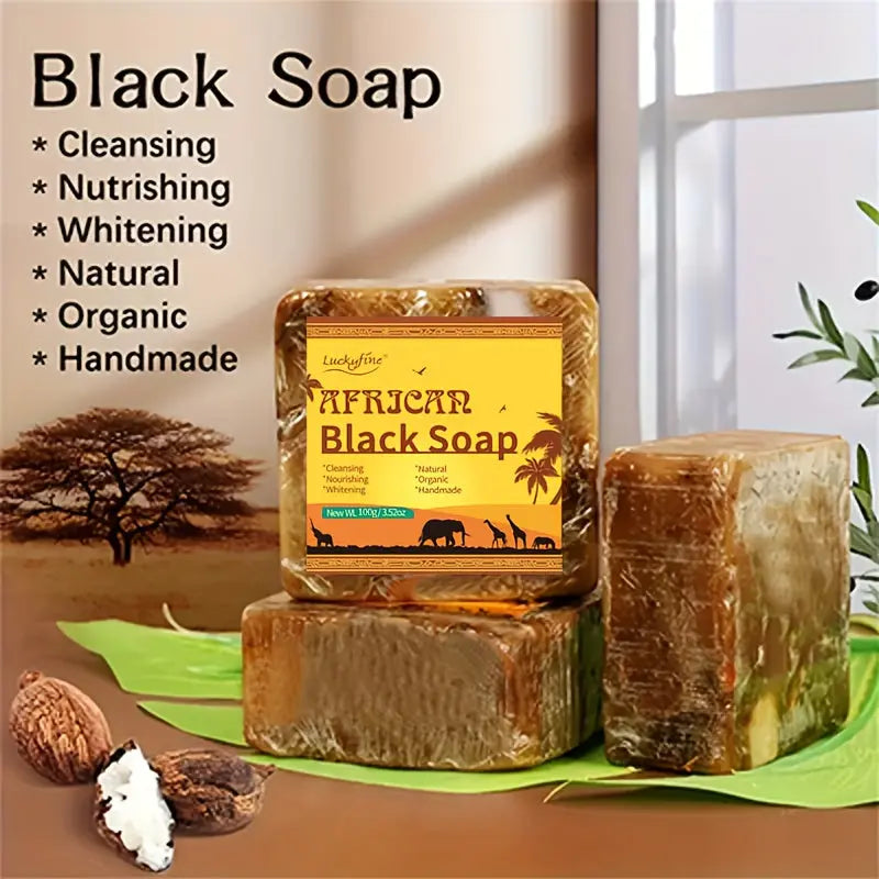 100g Handmade Cleaning Soap | Using Natural Vegetable Oil and Plant Extracts, Deeply Moisturizes Skin, Retains Moisture, Softens and Smooths Skin, Suitable for Bath, Face, Hand, and Hair Washing, Ideal for All Skin Types, Unisex - ROZINO Dropshipman