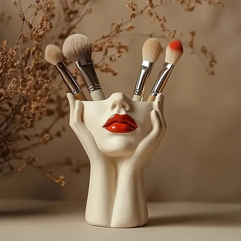 One Red Lips Makeup Brush Holder. My Store