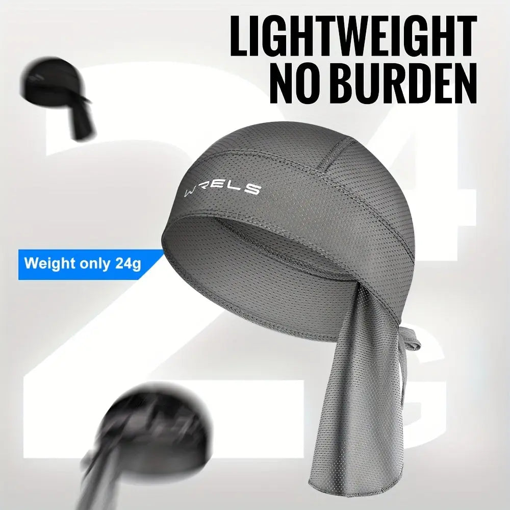 1pc WERLS Cycling Beanie - Quick-Dry Breathable Mesh with High Elasticity, Lightweight for Outdoor (Cycling, Hiking, Marathon), Non-Stuffy & Machine Washable - Suitable for Cycling, Hiking, Marathon, Fishing - WRELS Brand Dropshipman