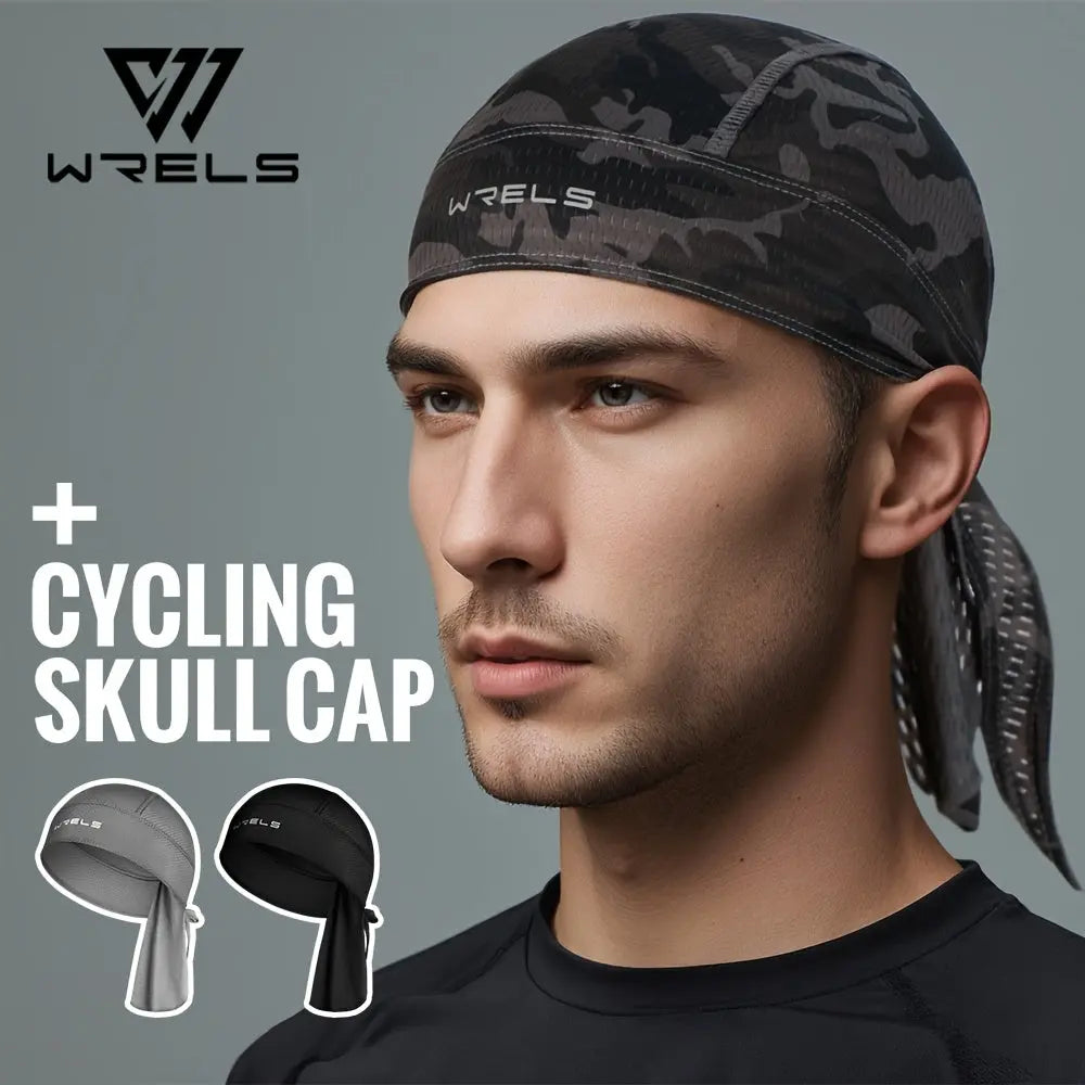 1pc WERLS Cycling Beanie - Quick-Dry Breathable Mesh with High Elasticity, Lightweight for Outdoor (Cycling, Hiking, Marathon), Non-Stuffy & Machine Washable - Suitable for Cycling, Hiking, Marathon, Fishing - WRELS Brand Dropshipman