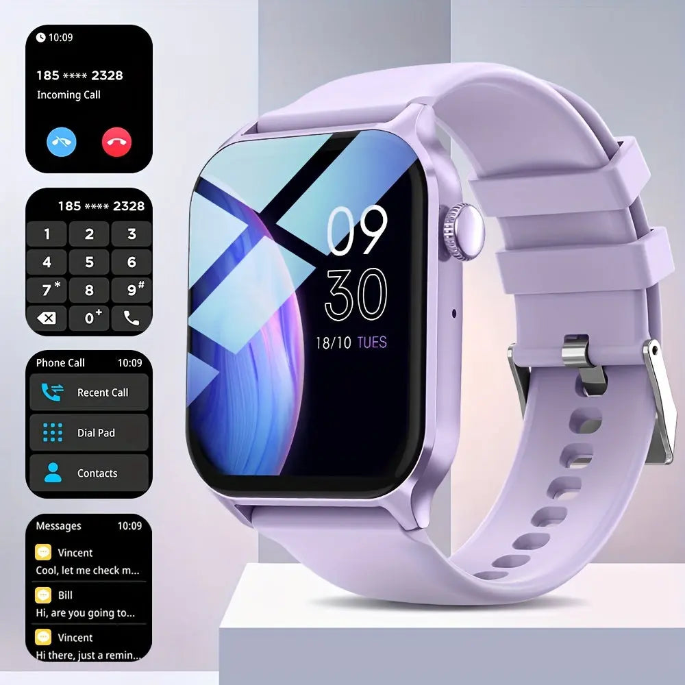 1Pc Smart Watches for Women, 4.65cm Outdoor Digital Fitness Watch with Multi-Function for Fitness, Daily Use, Compatible with IOS & Android, Valentine's Day Gifts Dropshipman