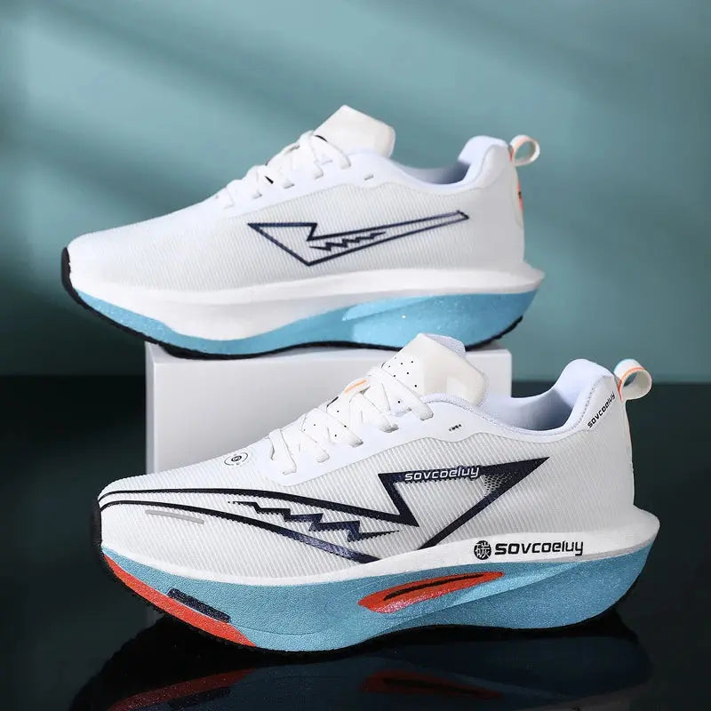 Running Shoes Carbon Board Speciality Marathon Men Sports Breathable Lightweight Women's Comfortable Athletic Nonskid Sneakers Dropshipman