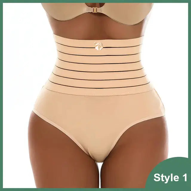 High Waist Postpartum Body Shaper Panties Plus Size Twelvia