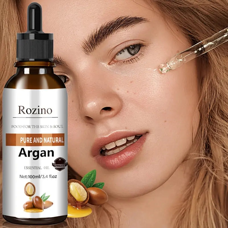 100ml Argan Oil | Suitable for Face, Body, Nails, Hair, Eyelashes, Universal for Massage and Guasha - ROZINO Dropshipman