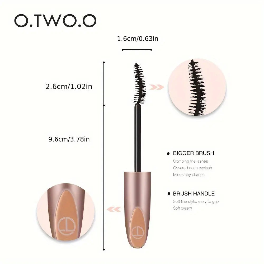 [Christmas gifts] O.TWO.O 4D Fiber Mascara Long-lasting Curl Eye Makeup Classic Black Natural Thick Curl Effect Creates Thick Eyelashes make up for women girly must haves Dropshipman