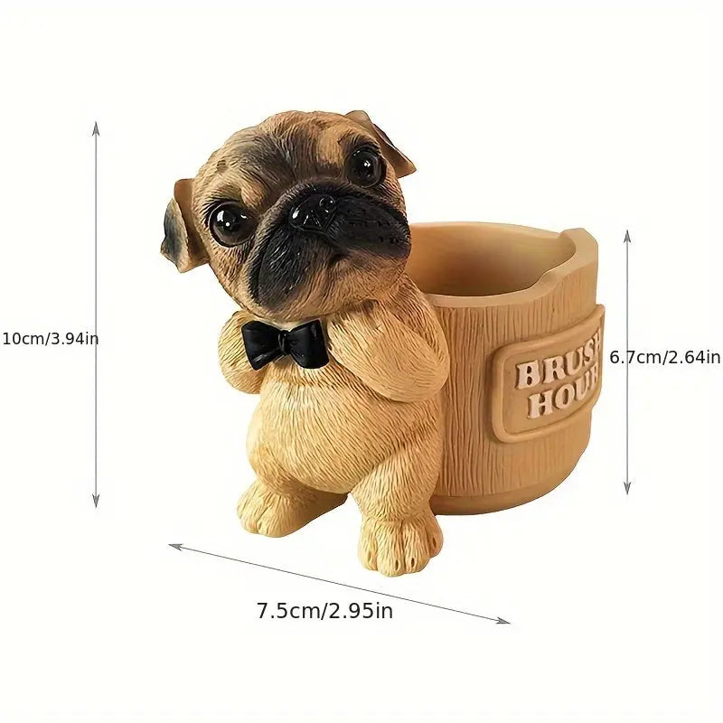 1pc Pug Makeup Brush Holder Organizer My Store
