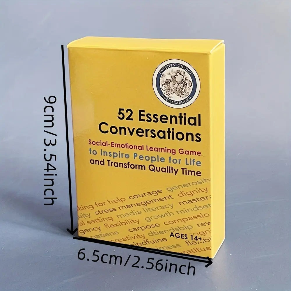 52 Essential Conversations Family Card Game My Store