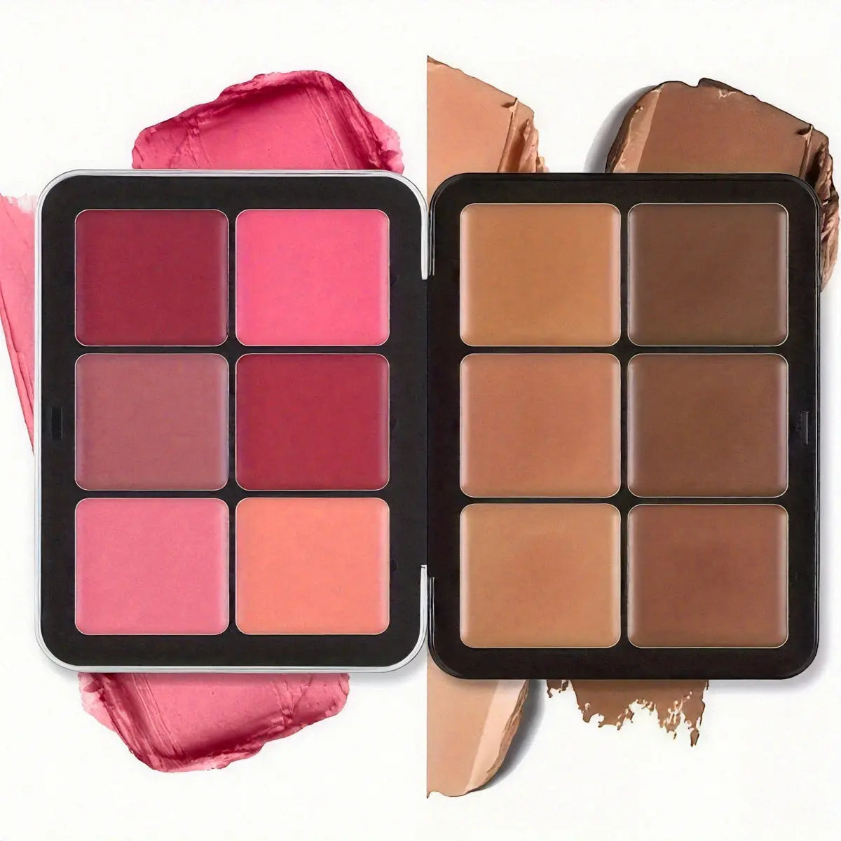 12-Color Dark Concealer And Blush Cream in a Metal Case for Facial Makeup Palette Dropshipman