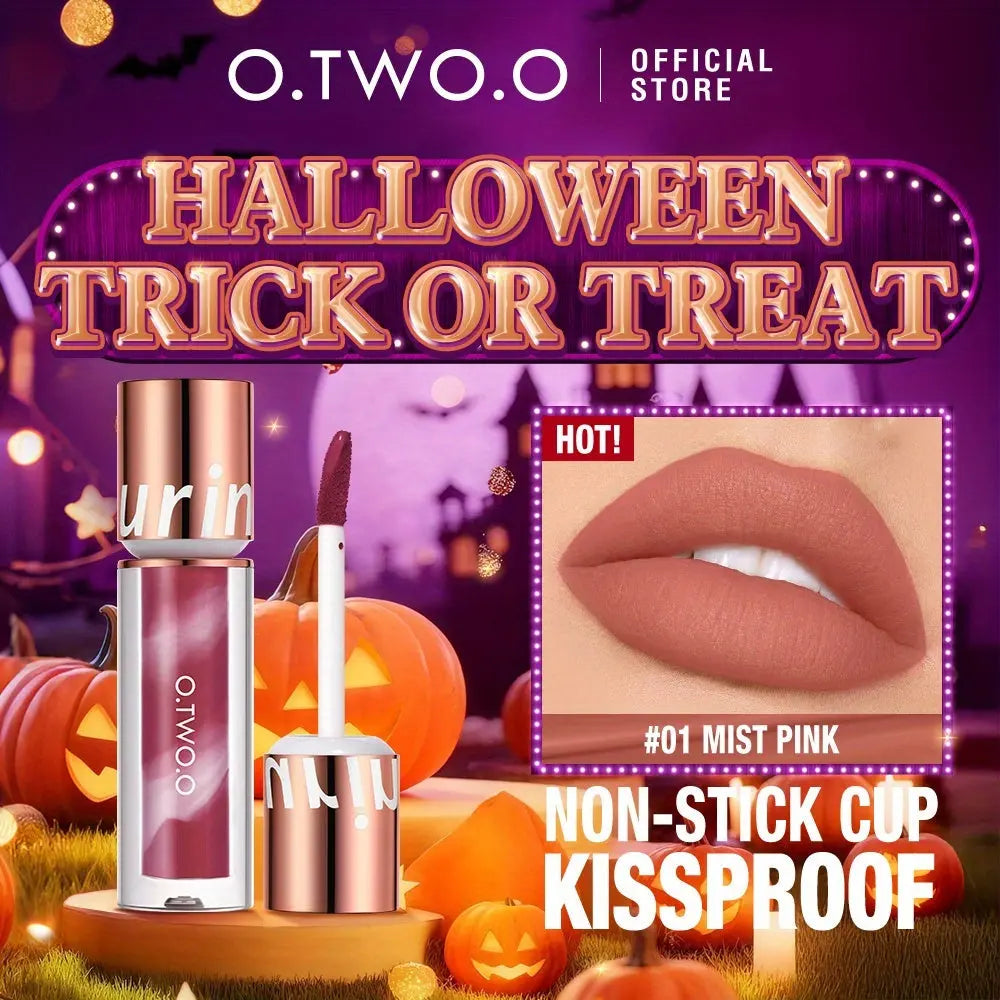 [Christmas Gift] O.TWO.O Lip Tint Matte Long Lasting Waterproof Ultra Stay Lolepop Lip Gloss Korean Smooth Lightweight NON-STICK CUP Lip Stain Makeup Daily Essential Make Up for Women Otwoo Girly Must Haves Dropshipman