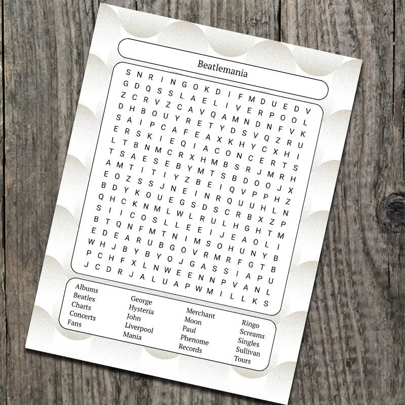 2026 Word Search Book with Large Print. My Store