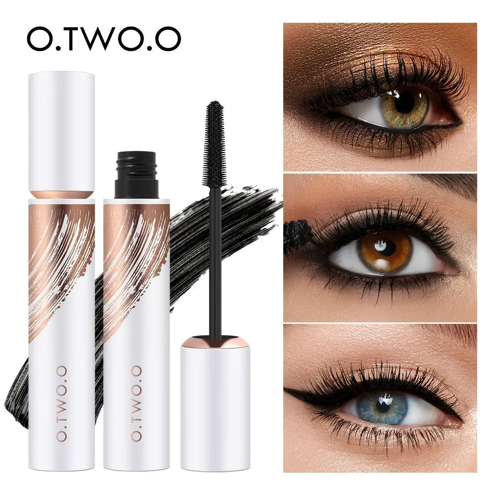 [Christmas Gift] O.TWO.O Mascara Black Volume and Lengthens Eyelashes Waterproof and Long-lasting 4D Fiber Mascara Eyelash Extension Makeup Daily Essential otwoo Makeup for Women Girly Must Haves Dropshipman