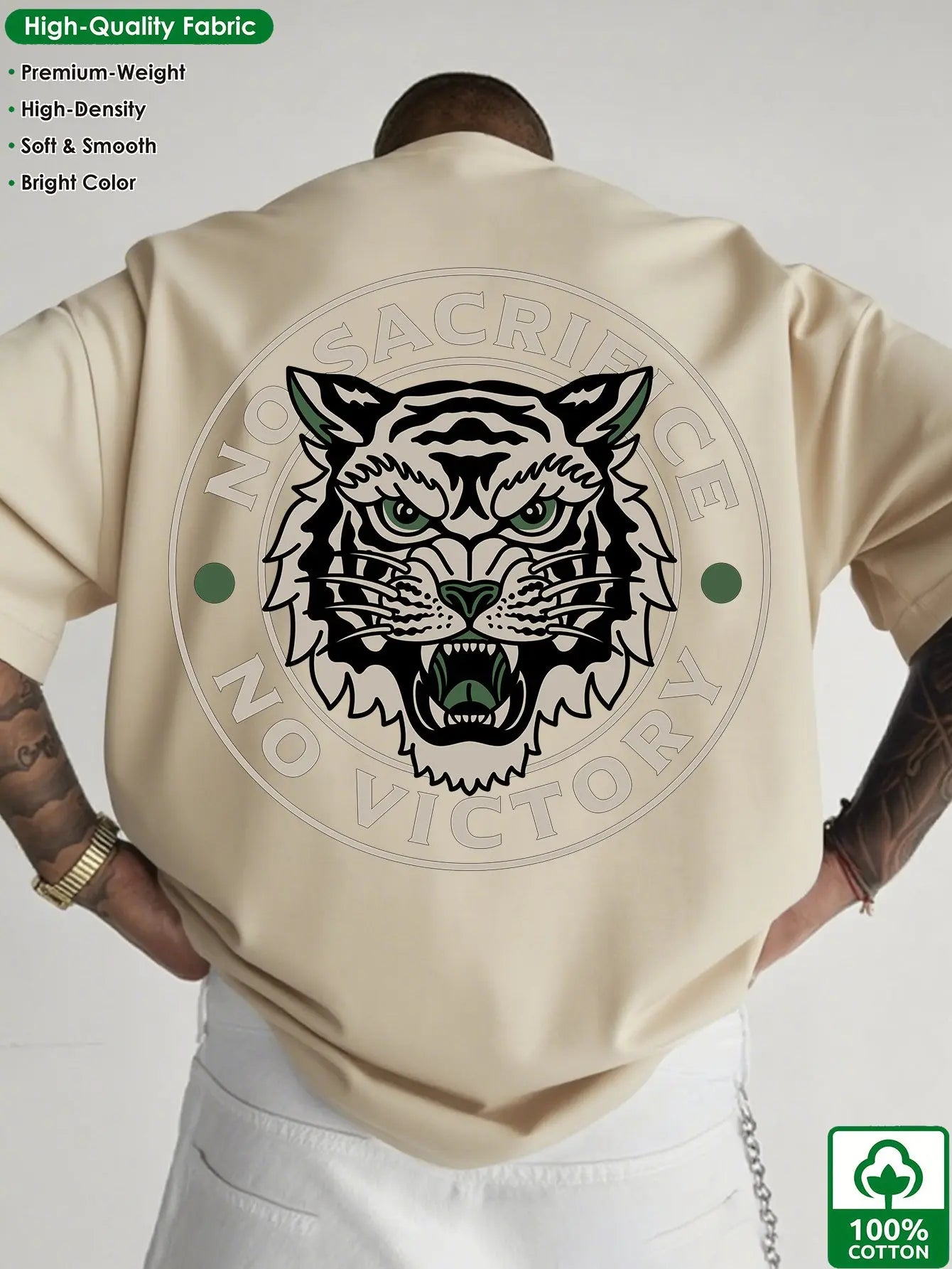 100% Print Men'S Pure Vintage T-Shirt, Easy, Stylish, Comfortable, Casual Print Tee HC53-S Dropshipman