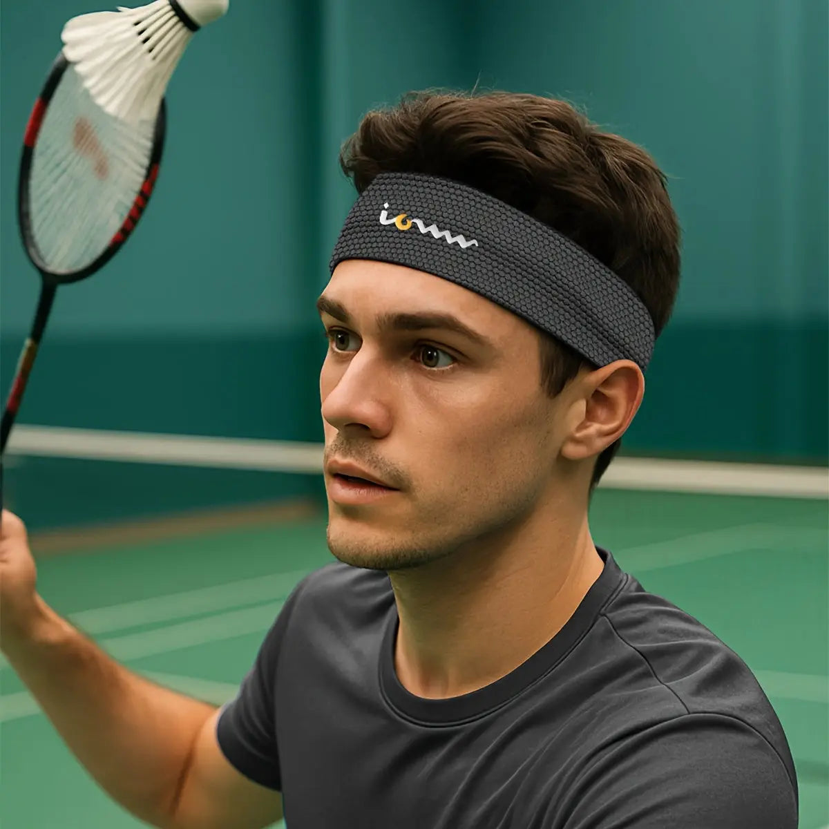 2pcs Unisex Stylish Sports Headbands – Sweat-Absorbing, Non-Slip, Elastic & Breathable for Gym Workouts, Running, Cycling, Tennis, and More Sports Activities Dropshipman