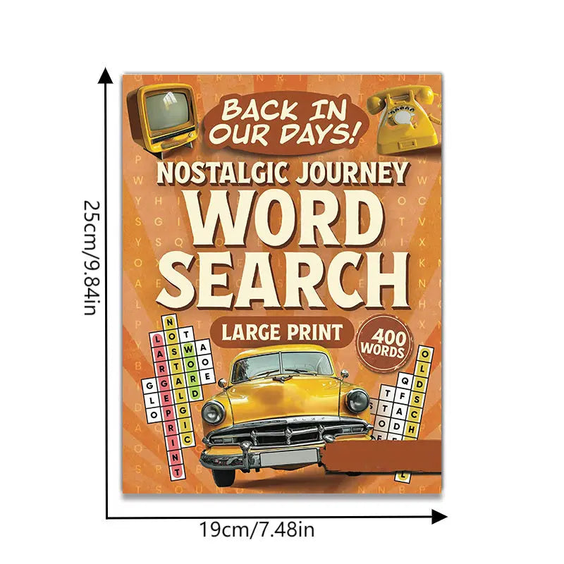 2026 Word Search Book with Large Print. My Store